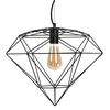 LAMPA WISZĄCA DIAMENT METAL LOFT  APP563-1CP Czarna