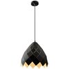 Lampa Sufitowa Wisząca Metalowa APP338-1CP Czarna