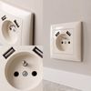 Single grounded socket + 2x USB-A OSTE JNH003-G Beige