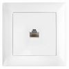 Presa RJ45 con Cornice OSTE JNH010-S WHITE