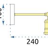 Nástenné svietidlo Loft APP618-1W