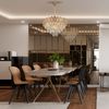 Lampe suspendue Cristal G049-CP 60CM