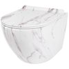 Toilet bowl  Rea Carlos Slim Rimless Aiax Shiny