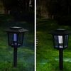 Lampa ogrodowa solarna LED owadobójcza J-22 Czarna