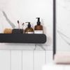 Bathroom shelf SF03 45cm black matt