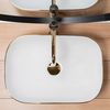 Countertop Basin Rea Belinda Gold Edge