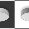 Lampa Plafon 30cm Okrągła Sufitowa app641-3c Biała