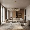 Lampă suspendată din cristal SWE094-CP 60cm Gold