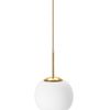 Lampa DE TAVAN SUSPENDABILA din sticla Sfera alb Auriu APP669-1CP