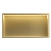 ВГРАДЕНА БАНЯ ПОЛИЧКА LED 30x60 brush gold