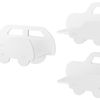 MENSOLE auto WHITE - SET 3 PEZZI