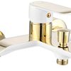 Bath faucet REA Bloom White gold
