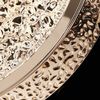 Kristall-Hängelampe  LHJ106-1CP LIGHT ROSE GOLD