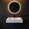 Ceramic Countertop Basin Rea Alison White