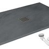 Piatto doccia Rea Grey Rock 90x120