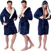 Bathrobe Jordan Navy-Grey Men L