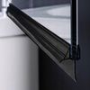 Shower enclosure bottom seal enclosure 6-8 mm Rea Black