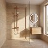 Душевой гарнитур с термостатом REA Drop Brush Copper