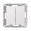Double Switch OSTE JNH007-W WHITE