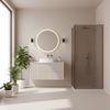 Cabine de douche REA Hugo Copper Brush 80x80