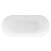 Vasca da bagno freestanding in acrilico Ferrano Slim Nature 170