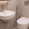Washbasin faucet with bidetta Rea Lungo Chrome