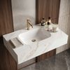 Настенная раковина REA Aresa Grey Gold 80
