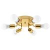 Lámpara Plafond de metal APP712-6C 6 Brazos Gold