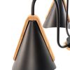 Lampa Sufitowa Skandynawska Trójramienna APP605-3C Czarna