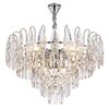 Křišťálová závěsná lampa SWE079-CP 50cm Chrom