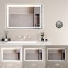 Mirror LED 90x60cm PRO SQR BLUETOOTH