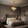 Lampe suspendue en cristal SWE103-CP GOLD