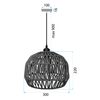 Lampa zielona Boho APP1293-1CP