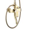 Shower set REA BLOOM WHITE GOLD