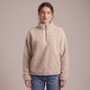 Bluza Damska Sherpa z kołnierzem Beige S