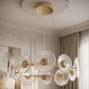 LÁMPARA LED COLGANTE DE TECHO SWE071-CP 60cm GOLD