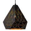 LAMPA SUFITOWA TRÓJKĄTNA GEOMETRYCZNA  APP252-1CP CZARNA