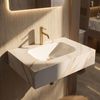 Настінна раковина REA Aresa Grey Gold 70