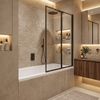 Built-in acrylic bathtub Rea Prima 140