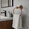 Bathroom hanger RING 16101 Aristo Brushed copper