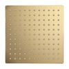 Čtvercová hlavová sprcha REA JS-P015BG 25cm Brush Gold