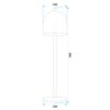 Bedside lamp APP1363-T white