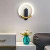 WALL LAMP LED LHJ068-W C BRUSH GOLD/BLACK