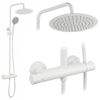 Shower set without spout with thermostat Rea Lungo White