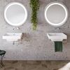 Ogledalo LED 70cm MMJ BRUSH SILVER