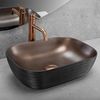 Lavabo sobre encimera Rea Belinda COPPER BRUSH / Black