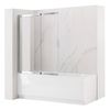 Плъзгащ се параван за вана REA Dario Chrome 120