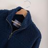 Women's sweatshirt Sherpa Navy Blue M