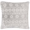 Pillowcase Snow 40x40 Dark Grey