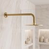 Bras de douche rond REA JS-9021 40cm Brush gold